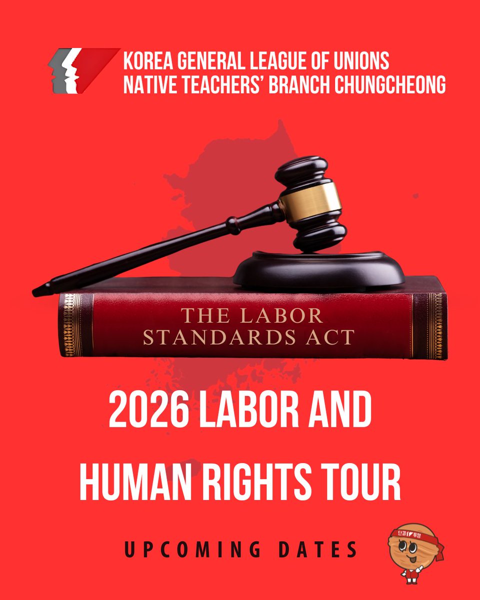 Native Teachers' Union in Chungcheong tweet media