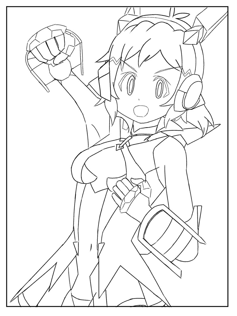 正直まだ人に見せられるほど上手ではないけど「絵を描こう！」と言った手前、有言実行という事でアップ！
最速で最短でまっすぐに一直線に好きなジャンルを描けるようになりたい！とバリバリ勉強中です！
まだまだへたっぴでめっちゃ凹みますが、頑張ります！