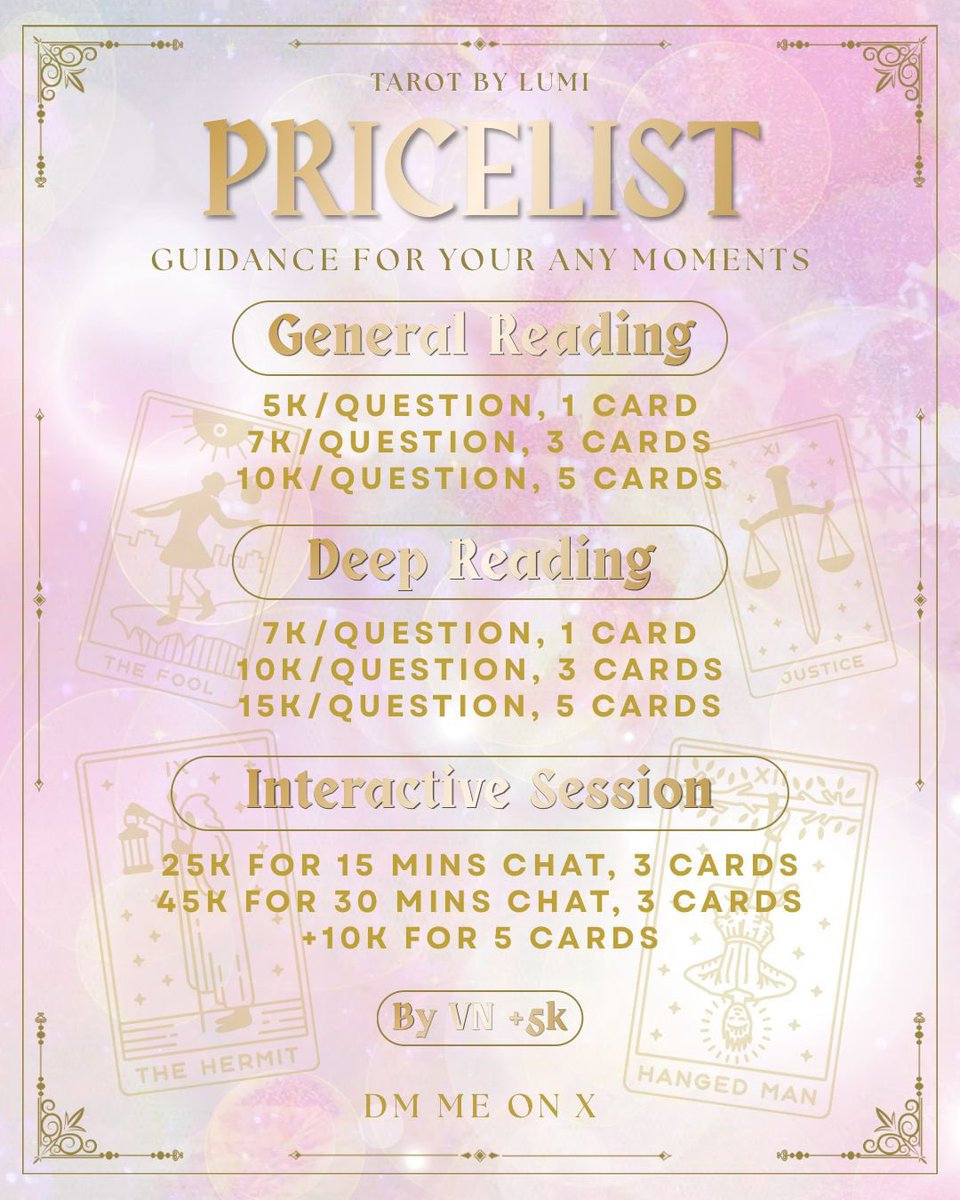 lumi ⋆˚࿔ tarot reader ♡ tweet media
