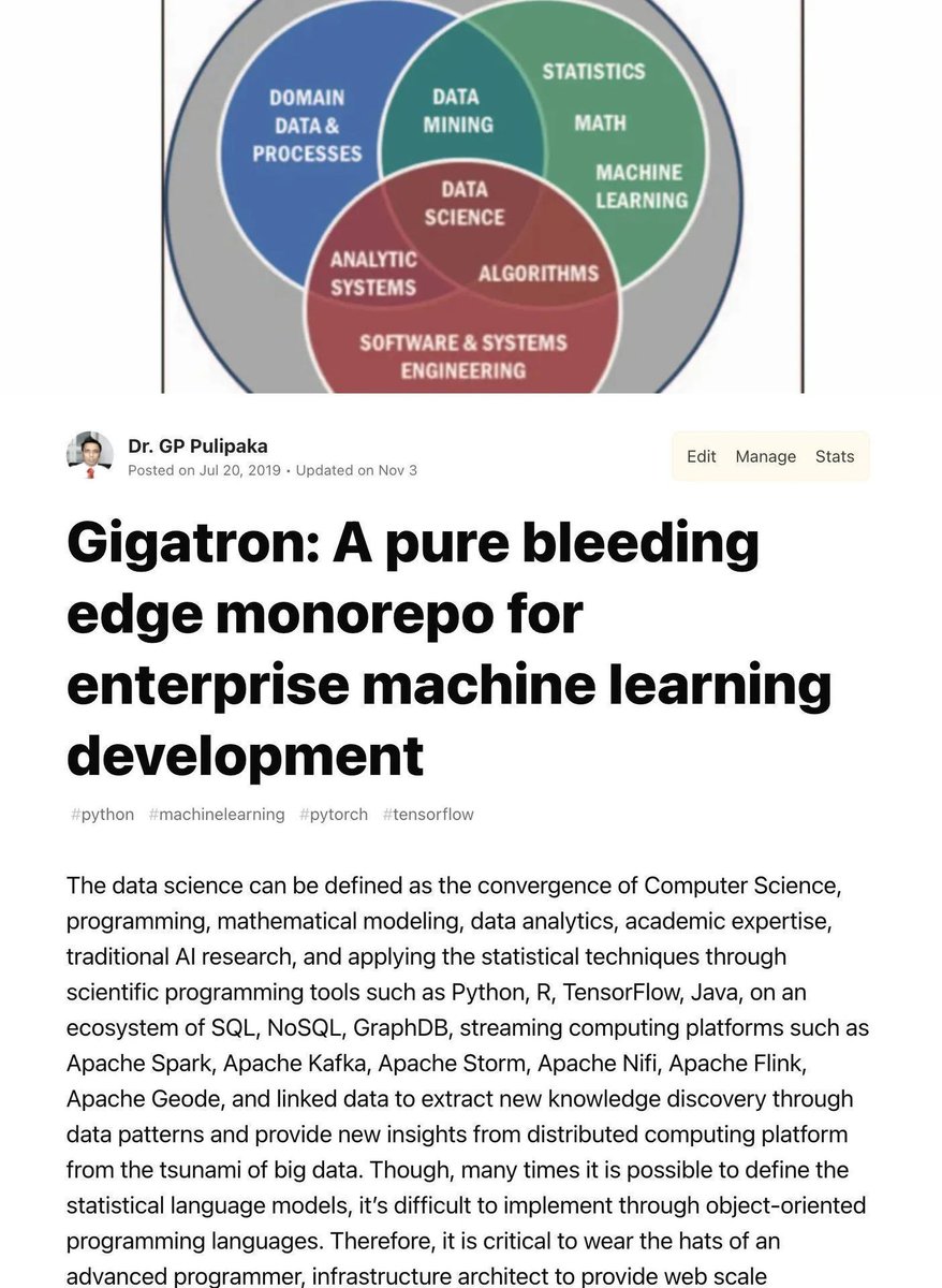 gp_pulipaka's tweet image. Gigatron for Machine Learning. Ft. @gp_pulipaka @ThePracticalDev. #BigData #Analytics #DataScience #MachineLearning #IoT #IIoT #Python #RStats #TensorFlow #JavaScript #ReactJS #Serverless #Linux #Programming #Coding #100DaysofCode  
geni.us/Gigatron