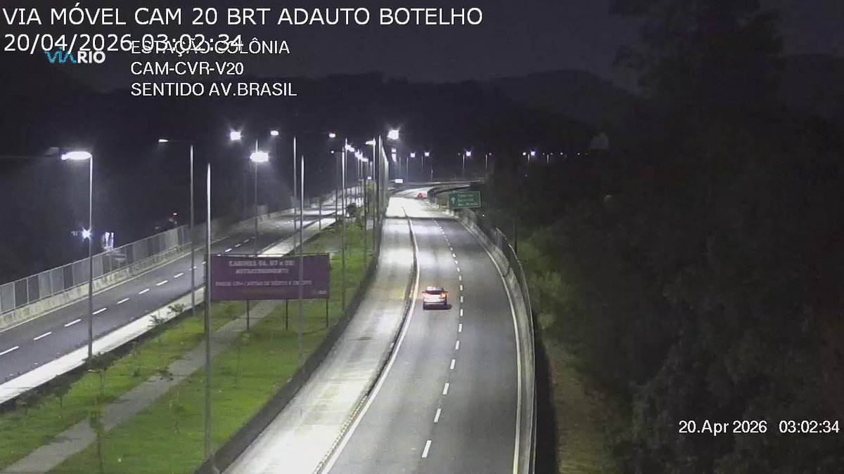 O trânsito segue normal na Ligação TransOlímpica. #TransOlímpica #SeuCaminho