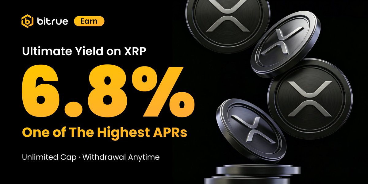 🚀 Put Your XRP to Work with 6.8% APR
#Bitrue offers strong yield for XRP holders with full flexibility.

We’re welcoming new users with an exclusive $XRP Earn rate you won’t want to miss.

Don’t just HODL your $XRP. Earn on it while you plan your next move.

🔥 6.8% APR: