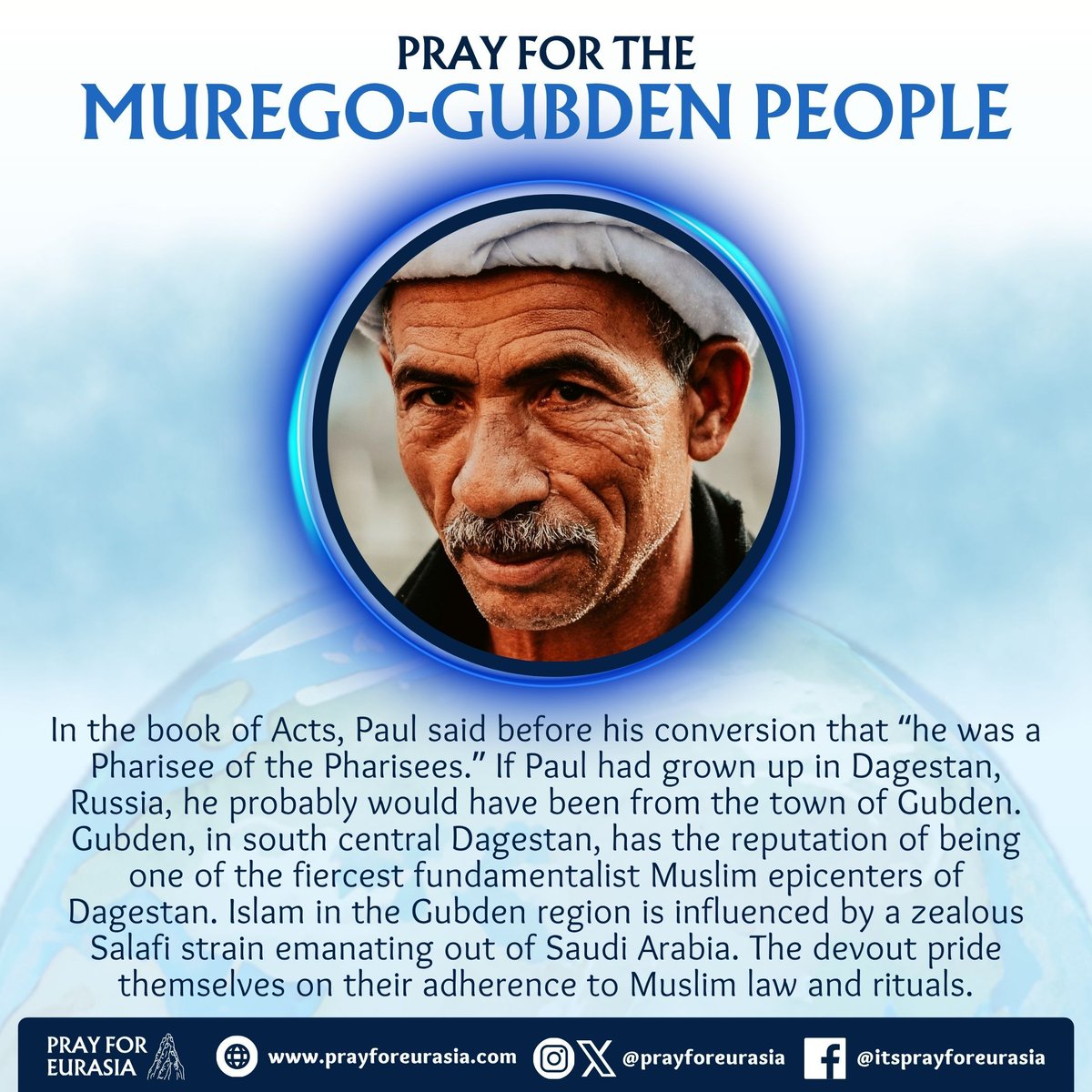 prayforeurasia's tweet image. 📌 The Bible translation in the heart language of this people group has recently begun; pray that it will be completed soon.

📲 Download the Pray for Eurasia app on Google Play and the App Store!

#prayforeurasia #unreached #missionstrip #greatcommision #missions