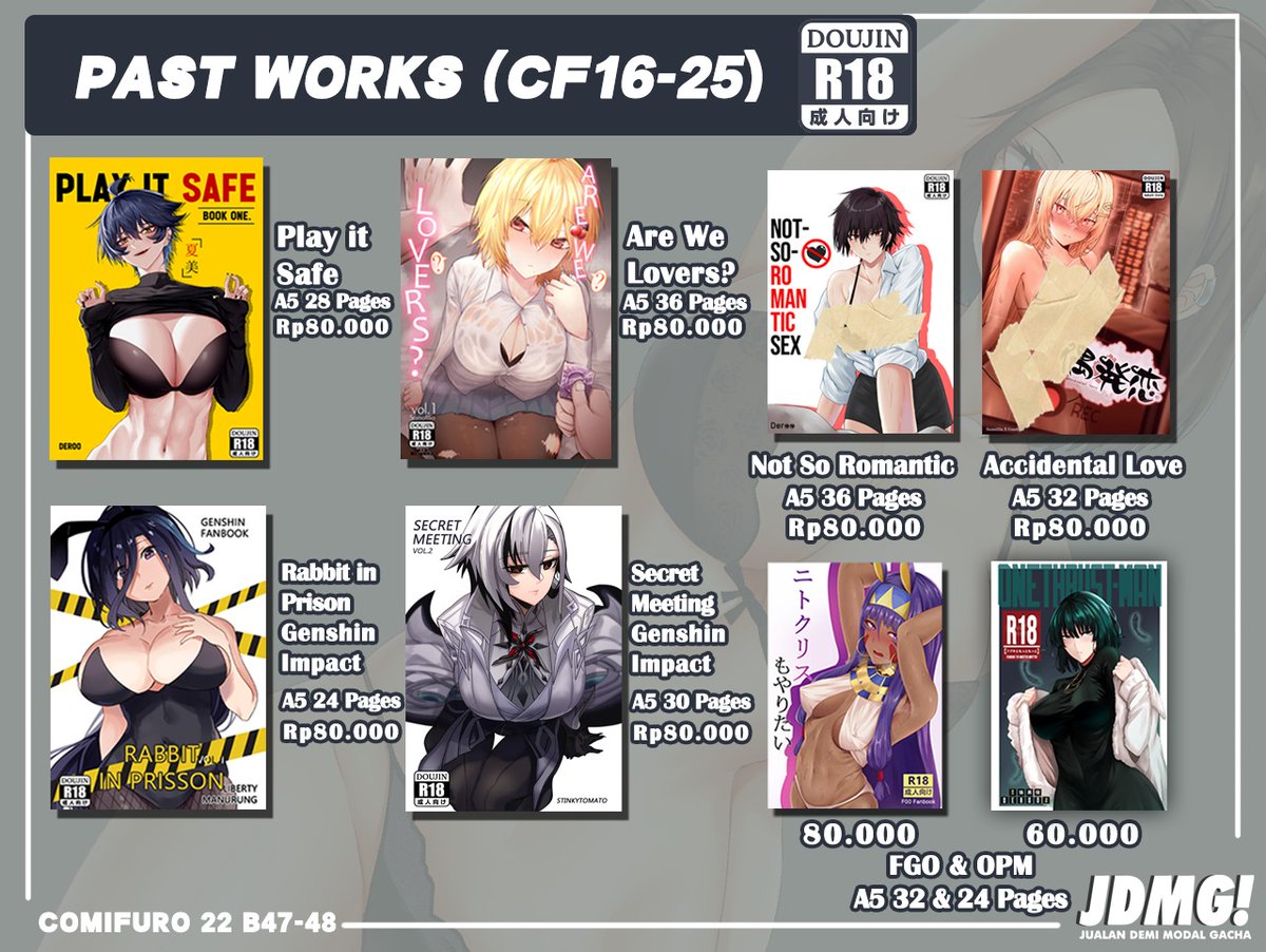 JDMGCircle's tweet photo. Doujinshi catalog 2

#Comifuro22 #comifuro #CF22 #comifuro22catalog https://t.co/7BhIM9mvGv