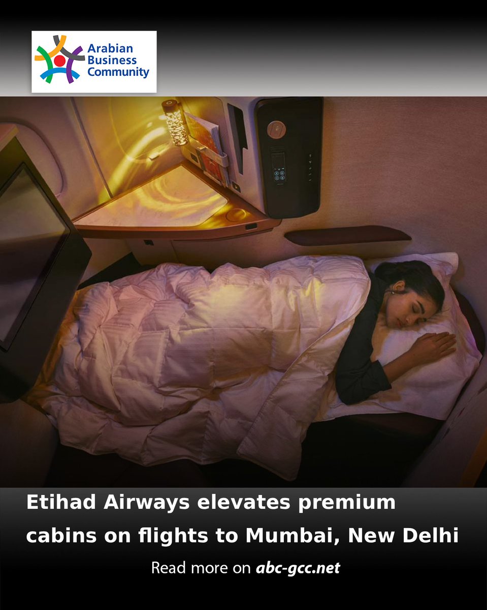 ABCinGCC's tweet image. @etihad the national airline of the UAE, has elevated its premium travel experience across all flights connecting Abu Dhabi to Mumbai and New Delhi, both operating four times daily.

Read more on abc-gcc.net/News/1/394879

#ABCNews #Airline #Connectivity #AbuDhabi #Routes