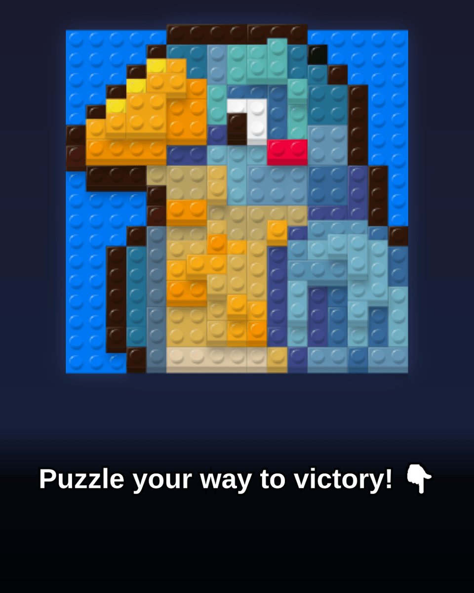 BlokkyApp's tweet image. Dive into the pixel ocean with colorful fish! 🐠🌊

Puzzle your way to victory! 👇

#pixelart #blokky #puzzle #buildingblocks #satisfying #creative #art #blocks #fun