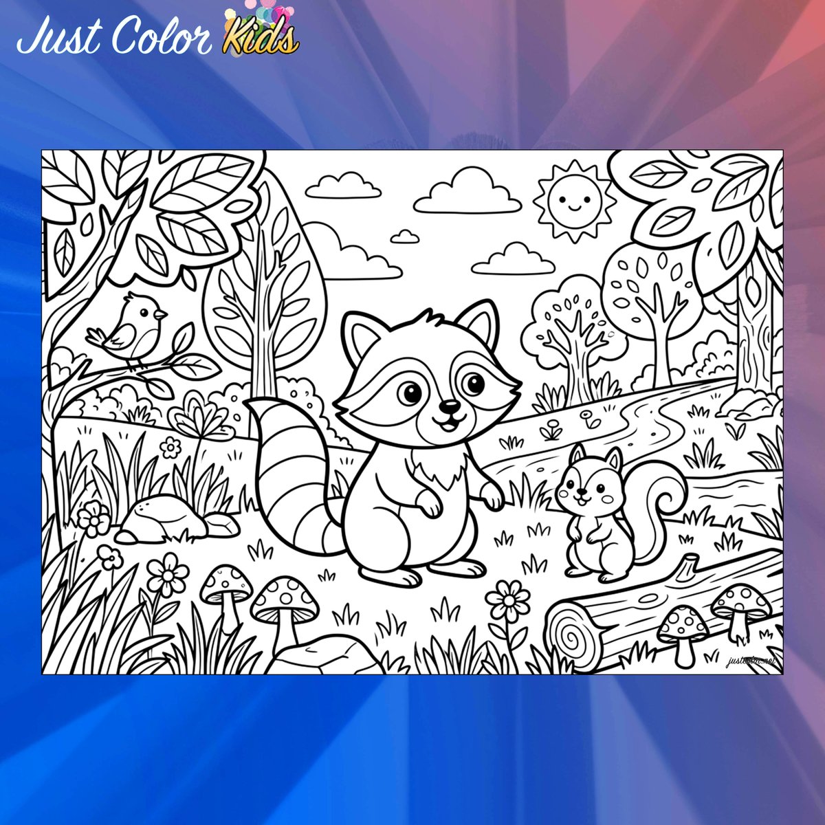 JustColorNetFR's tweet photo. Découvrez "Le raton laveur curieux et ses amis", un coloriage adorable pour enfants ! Une scène forestière pleine de vie à remplir de couleurs.
Tous nos nouveaux coloriages sont ici 👉 https://t.co/kO1H2zl8yF

#coloriage #enfant #activité #loisircreatif https://t.co/6J5q5svfzw