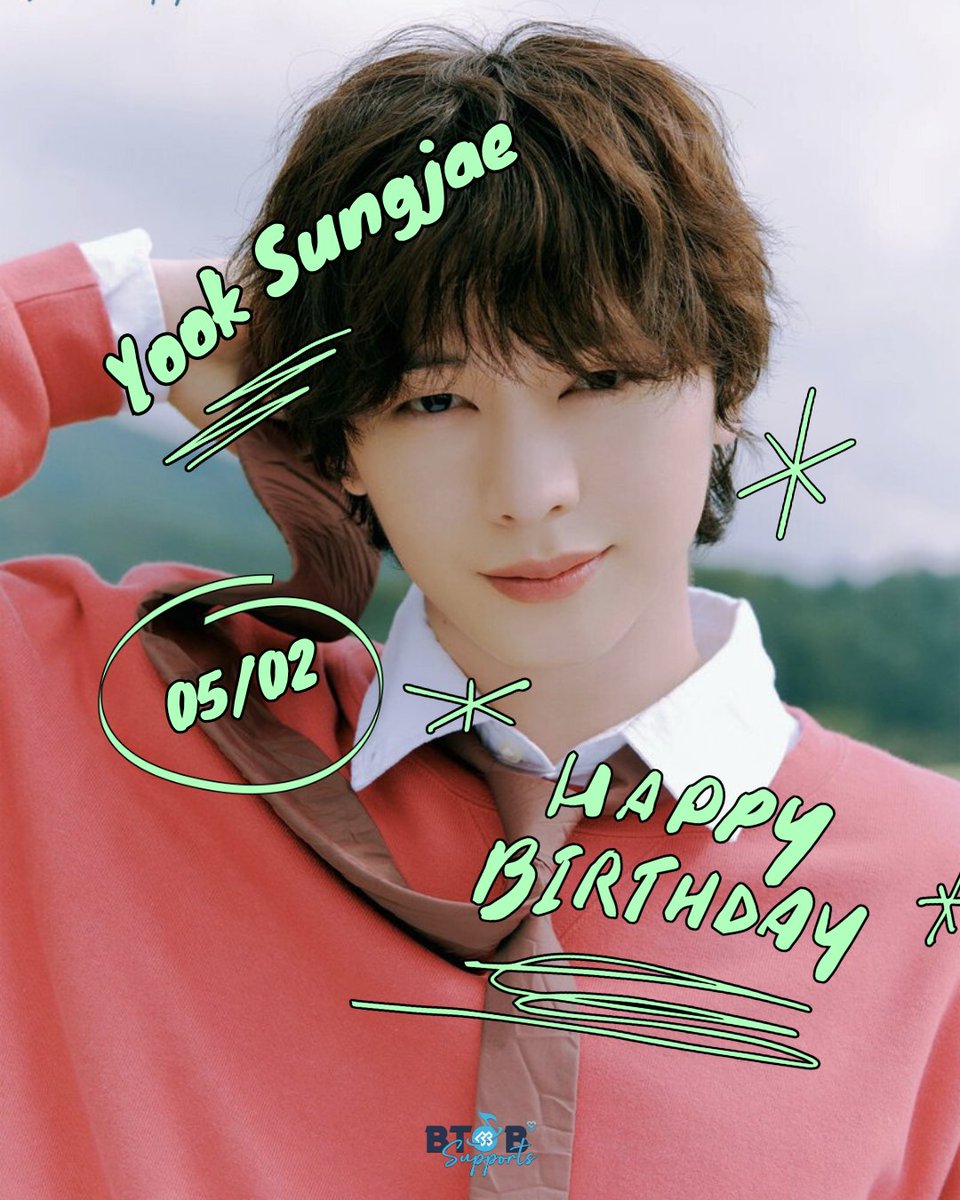 BTOBSupports's tweet photo. Happy Birthday to our forever maknae, our mischievous fox, and our number 6 enthusiast
YOOK SUNGJAE! 🦊🎂

Thank you for being born and for growing into such a kind, thoughtful, and considerate man
Thank you for always bringing laughter and happiness to Melody and your BTOB hyungs 🤍

Wishing you great success and daebak results for your upcoming drama ✨ Stay healthy, eat well, and take care during your busy filming schedule.

See you in November 💙
Always be happy, Sungjae-ya~~ 🫶

#BTOB #YOOKSUNGJAE
#비투비 #육성재
