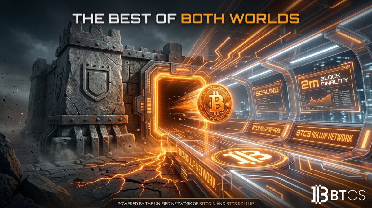 The power of Bitcoin has always been its absolute security, but the future of decentralized finance demands speed and programmability. ⚡️🟧

With the BTCS Rollup Network, you no longer have to choose. By executing complex smart contracts on our high-speed Layer-2 and settling