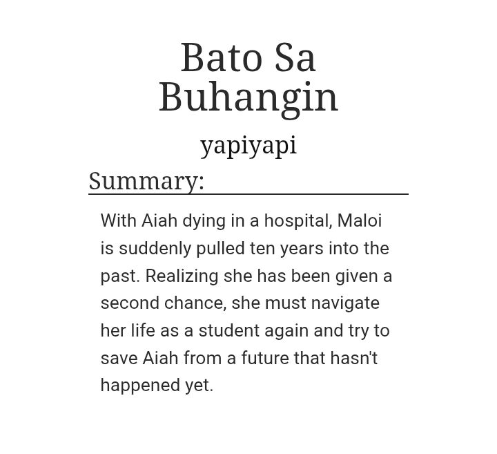 may nakita akong malaiah au 🤗
ongoing pa sya 

archiveofourown.org/works/82519196…
