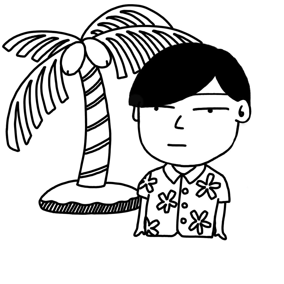 ハワイフェアグラス、イラスト遷移