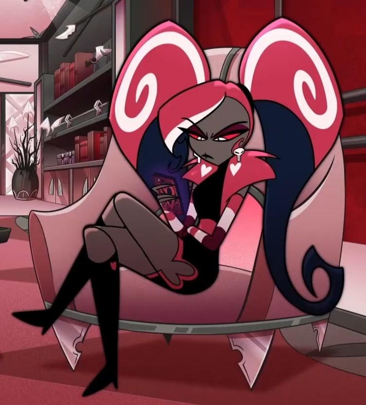 ThanjustaMore's tweet photo. Velvette is beautiful 🤩
#hazbinhotel #hazbinvelvette #hazbinhotelvelvette https://t.co/dHZh5vrDCS