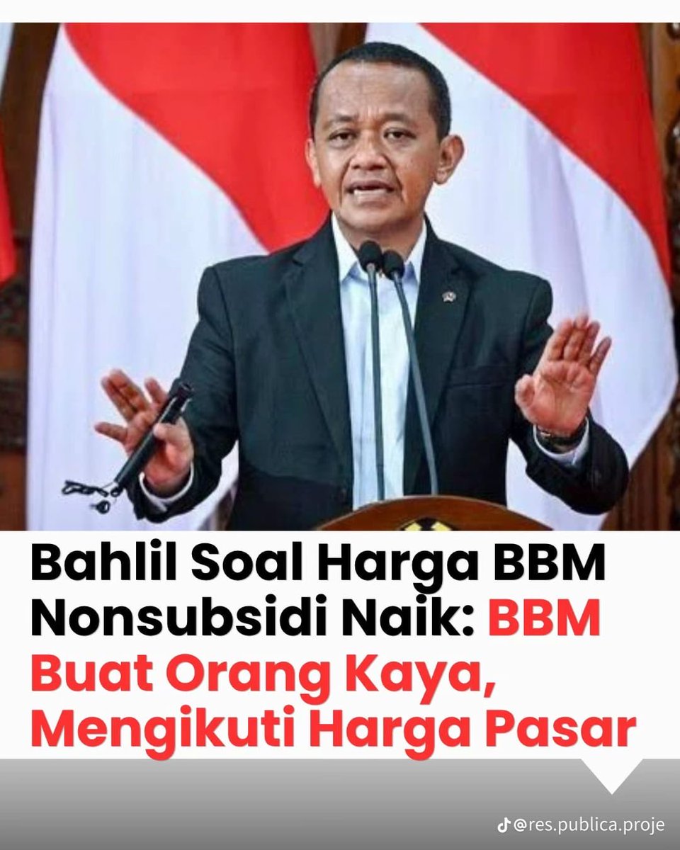BemUntat's tweet photo. Cuma Pertamax Turbo yang harganya menyesuaikan pasar global, selebihnya tetap normal! Jadi jangan percaya kalau ada yang bilang semua jenis BBM naik harga.
#JagaIndonesia #AmanDamai #IndonesiaMaju #NkriHargaMati #ekonomiindonesia https://t.co/iC17oQ4ibZ