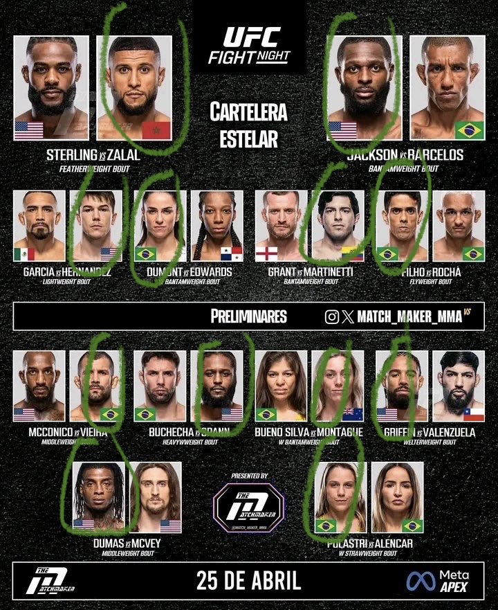 Picks #ufcvegas116