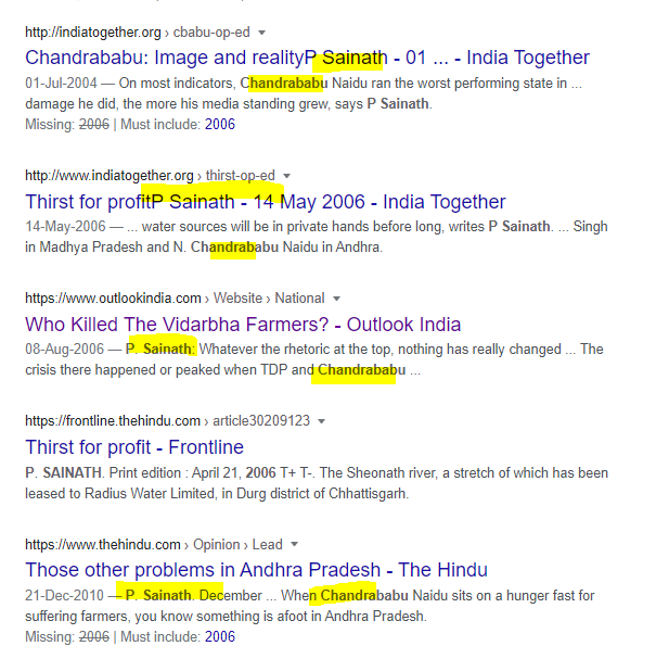 eclector1419857's tweet image. .@PARINetwork has 0 shame, FYI @VidyaKrishnan.

Founder Sainath's single-point agenda is crying on CBN, non-stop.

Did this PATHETIC organization raise a hue and cry when 5,800+ #farmers committed #suicide during the agrarian crisis in Sainath's FRIEND #YSR's regime?

#Hypocrite