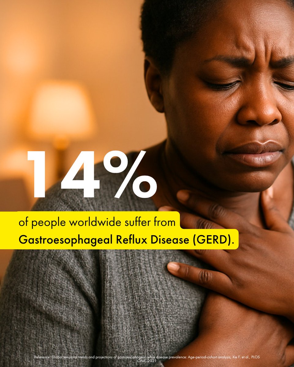 denkpharmaug's tweet image. 14% of the world feels the burn. 🔥

It means millions of people experience #heartburn
oftenly. A  sign of GERD, a condition far more common than many think. Do you get heartburn? Awareness is the 1st step,Taking action is the 2nd step. 💡
#DenkPharma #GERD #GutHealth #AcidReflux