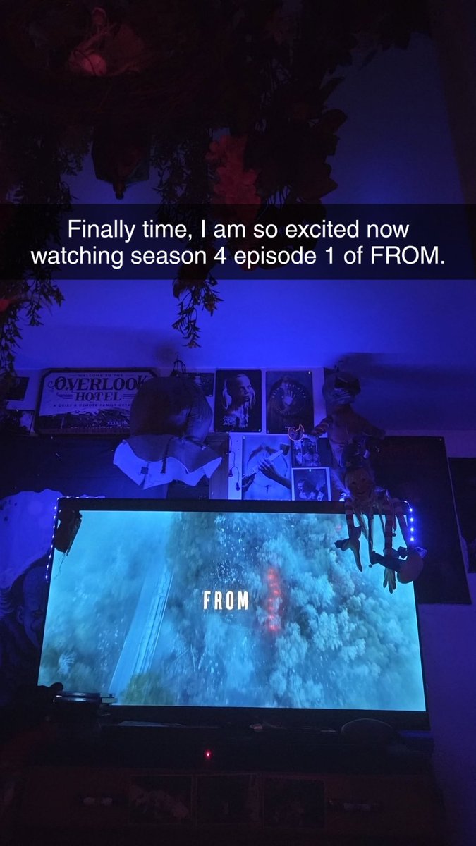 lana_drop's tweet image. Eek so pumped #NowWatching season 4 episode 1 of #FROM #tvshows #horrorfam