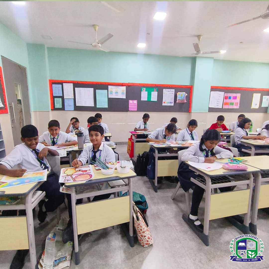 bihani_academy's tweet image. The Art Competition for Classes VI to VIII brought together creativity and originality, as students translated their ideas into compelling visual forms. 
#BihaniAcademy #ArtCompetition #CreativeExpression  #BeyondAcademics