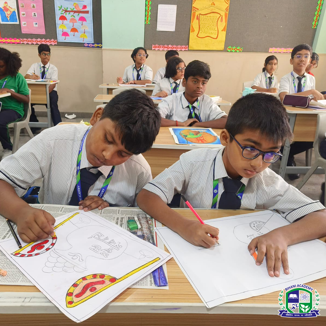 bihani_academy's tweet image. The Art Competition for Classes VI to VIII brought together creativity and originality, as students translated their ideas into compelling visual forms. 
#BihaniAcademy #ArtCompetition #CreativeExpression  #BeyondAcademics