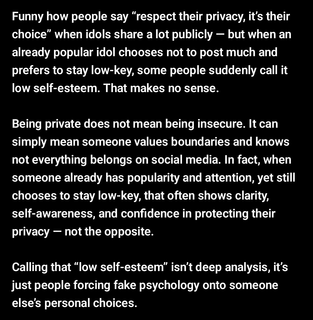 At this point, if people had their way, they’d probably expect idols to post videos of themselves bathing too — otherwise they’d call it “low self-esteem. Bcz for them everything in their lives belongs to social media.🙂
#Hisman4 
#yunjae