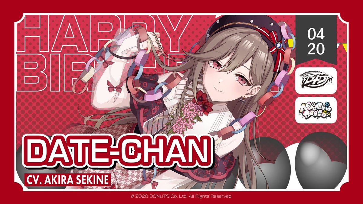 D4DJ_BR's tweet image. Feliz aniversário Date-chan!!!

Dia 20 de abril é aniversário de Date-chan (voz: Akira Sekine)

#D4DJ #グルミク #Doggo🐾 #伊達ちゃん生誕祭2026