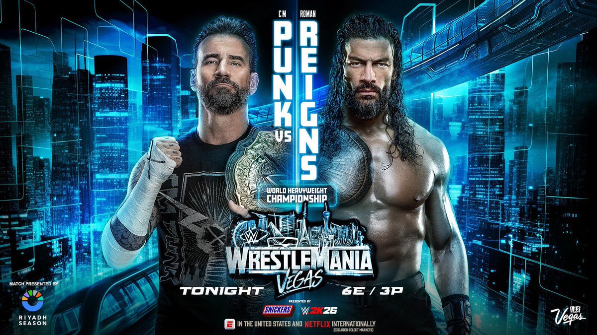 هكذا تسوي مين ايفنت راسلمينيا والا فلا

#WrestleMania