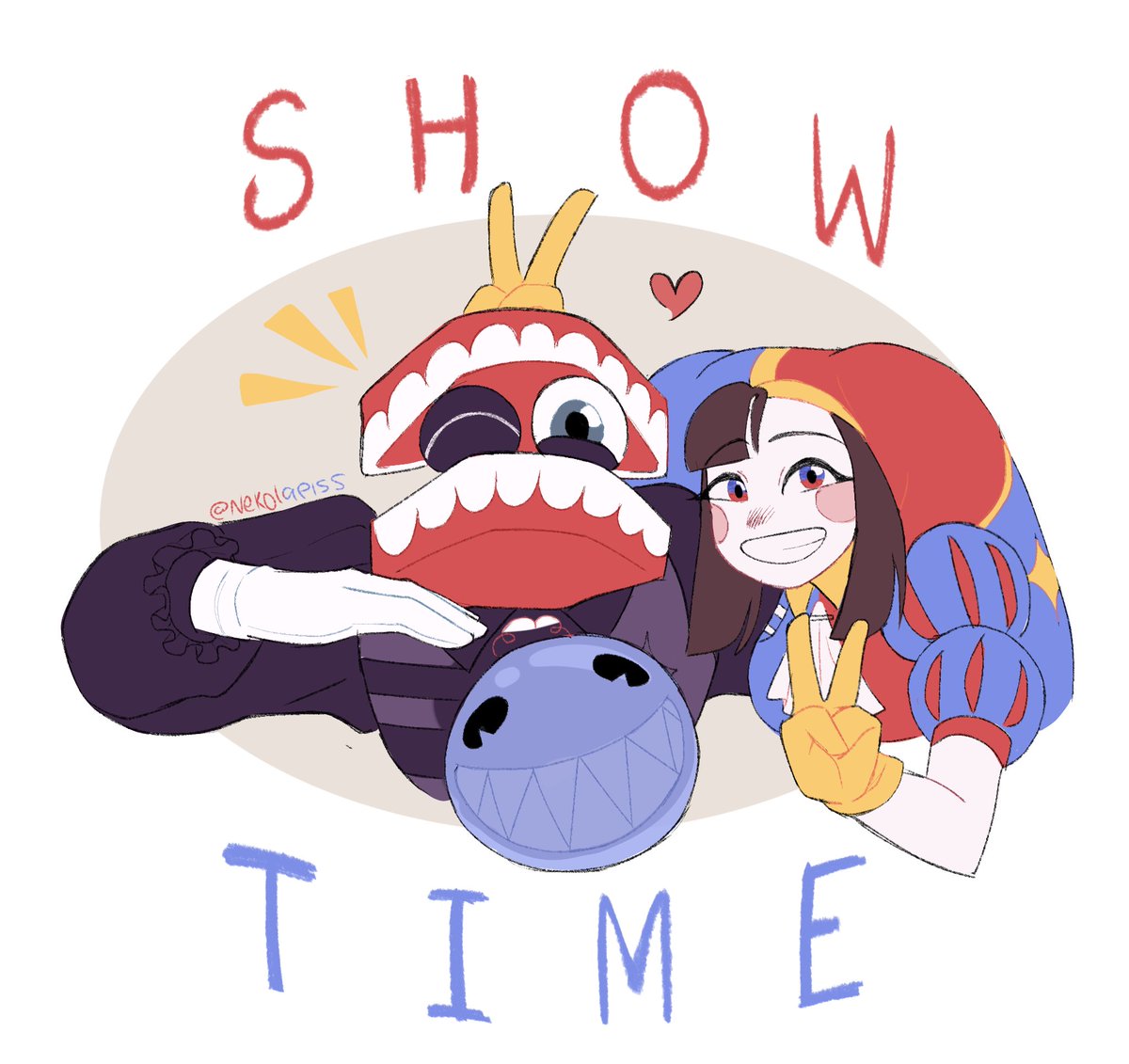 nekolapiss's tweet image. It's time for my other babies ✨❤️
#showtime #tadc #cainexpomni