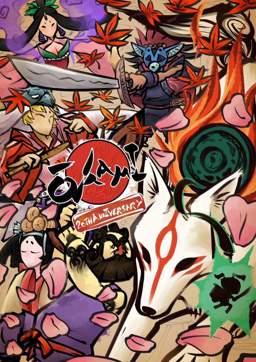 20 Years 🍀🌸 #Okami #大神#digitalart