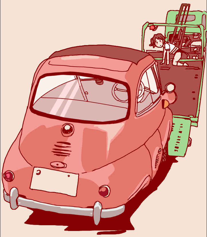 #クルマやバイクを描いてる人は見せびらかしましょう 