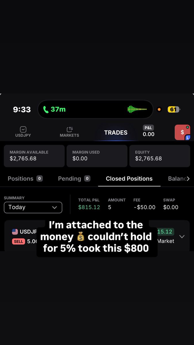 _Dark_F's tweet image. I think I should take a break 🤦🏾 and work on my psychology. Why you make ask and I make money. Because I’m attached to the money not holding for my 1:5 3weeks now I’ve been doing that. Any advice ?

#forex  #daytrade #icc #ict