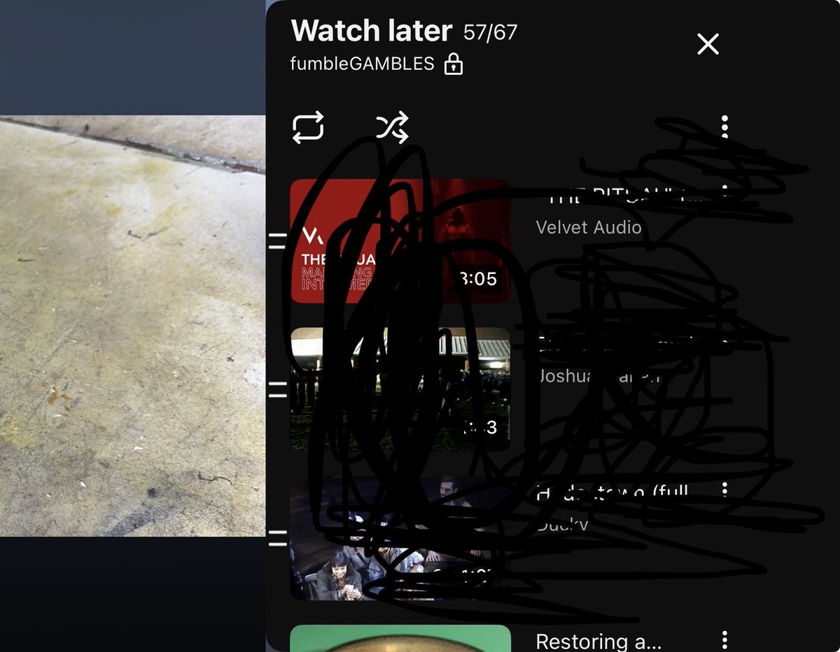 BlueEuph10's tweet photo. @YouTube this shit is dumb when watching on the device. Fire whoever made this a permanent fucking feature.  When I turn my phone to the side, I wanna watch my video and not have to go back because I accidentally tapped on a different fucking video.  My God this is stupid. https://t.co/SWoB79LjQz