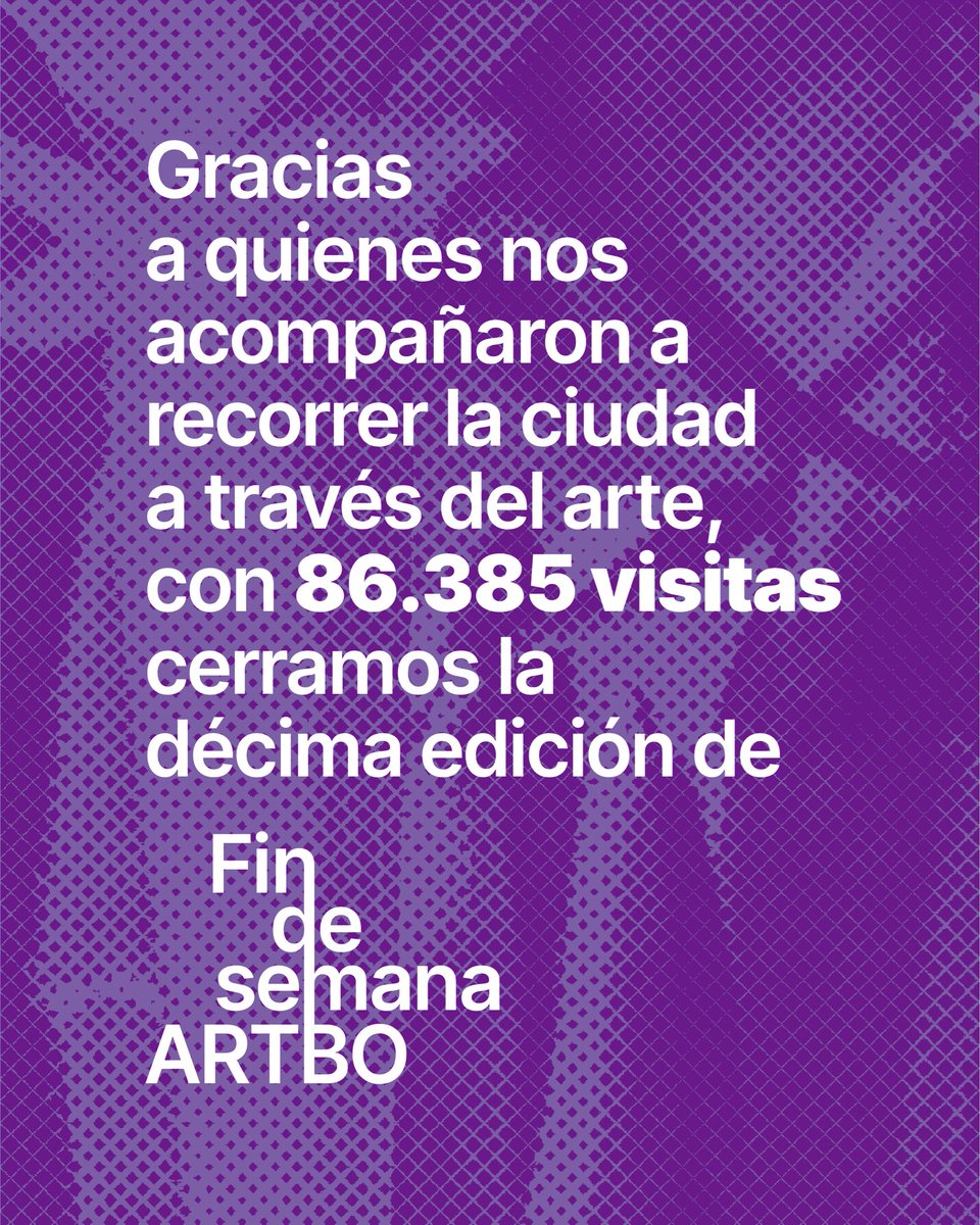 Programa ARTBO tweet media