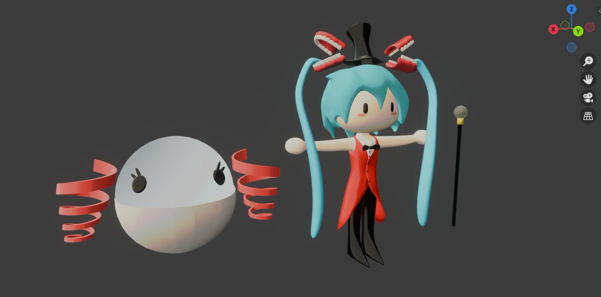 DrScREwbALL7's tweet image. CIKU AND BETO

#3d #3dmodel #blender #tadc #caine #bubble #miku #hatsunemiku #teto #art