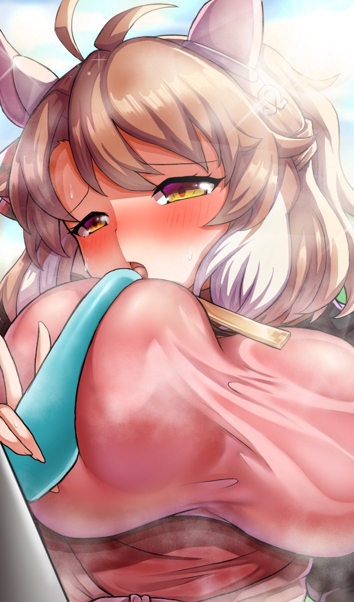 ダンツフレーム誕生日らしいので!🍰
…暑くなってきましたし最適な絵ですね! 