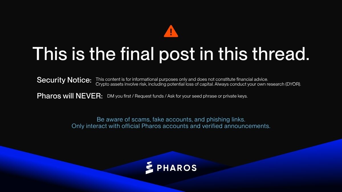 Pharos | Mainnet Soon tweet media