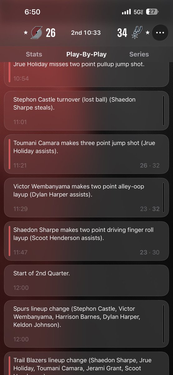 _JnAPE's tweet photo. @PrizePicks Wemby got 3 dunks , you guys have to correct that 2 please https://t.co/FQO1N4AtKw