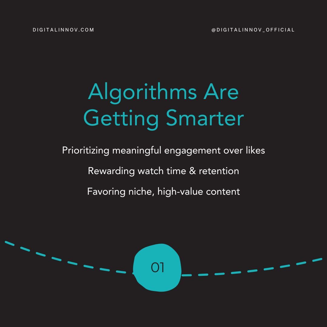 digitalinnovph's tweet image. It’s no longer about chasing likes or vanity metrics. Platforms now prioritize engagement, watch time, and content that holds attention.

The good news? Brands that adapt can grow faster than ever. 🚀

#digitalinnov #techsolutions #socialmediamarketing