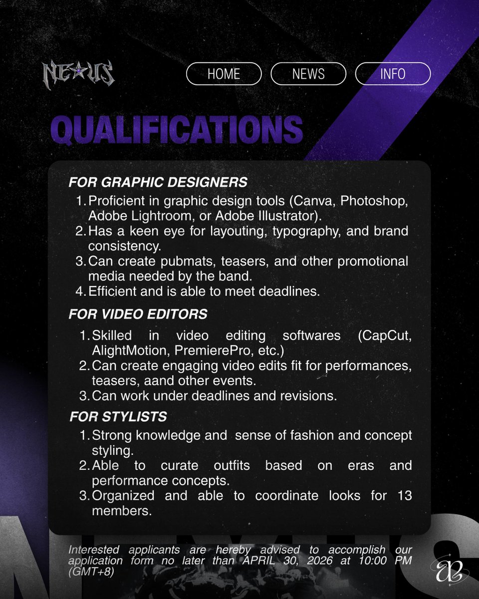 ㅤ

    ❛ .  𝐍𝐄𝐗𝐔𝐒  [  ☆  ]  𝐍𝐎𝐖 𝐇𝐈𝐑𝐈𝐍𝐆

Check  post  for more  details  &amp;  tap  the  LINK  to  apply 

⤷ tinyurl.com/MemberHiring
⤷ tinyurl.com/NEXUSStaffHiri…

 ㅤ