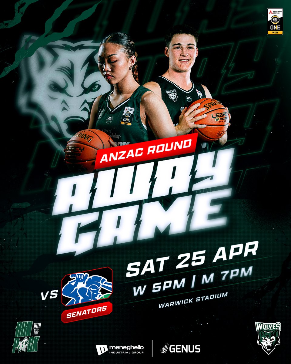 Wolfpacknbl1's tweet image. Battling the Senators this ANZAC Round 🧪

Join the livestream at the link below.

💻: bit.ly/4bvUdMu

#Wolfpack #NBL1 #Joondalup