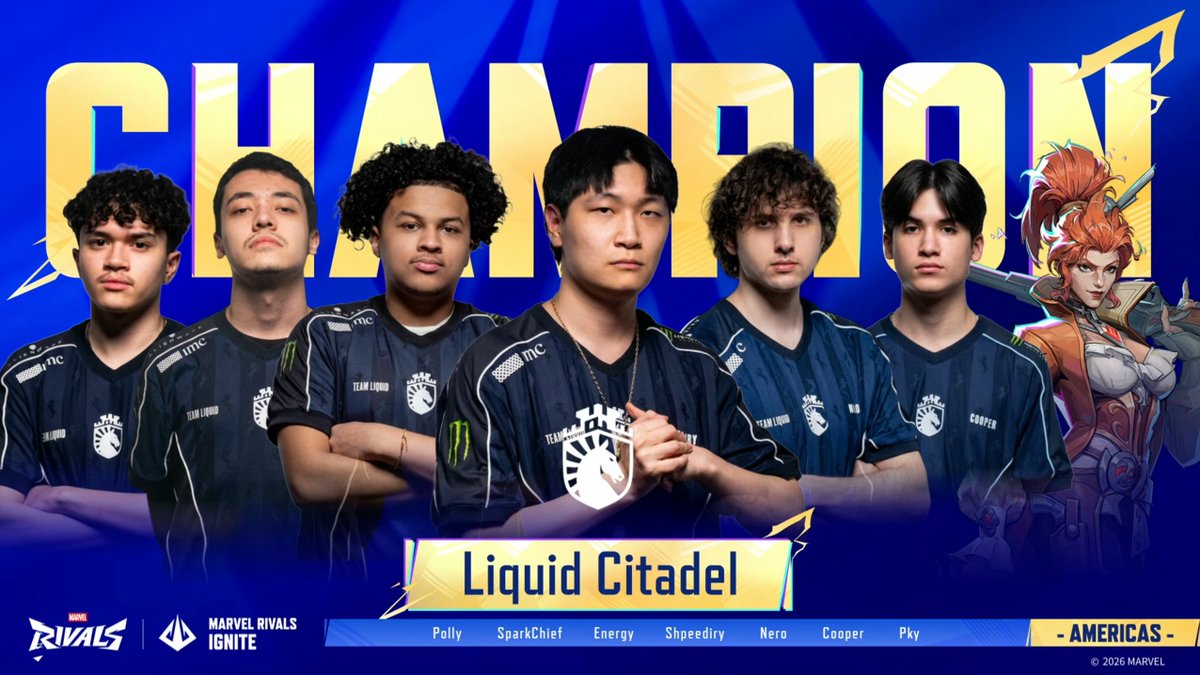 Sport Eam Rivals Your Marvel Rivals Ignite: Americas Preseason Grand Finals Champions ...