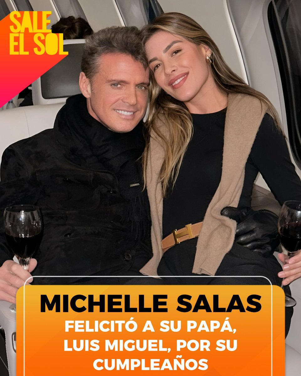 saleelsoltv's tweet photo. ¡#MichelleSalas compartió una fotografía inédita con su papá, #LuisMiguel capturada en su boda para felicitarlo por su cumpleaños número 56! 🤩🕺🏻🥳🎈🎂☀️📺 #SaleElSol #SESAlMomento https://t.co/CTjxXYu1HP