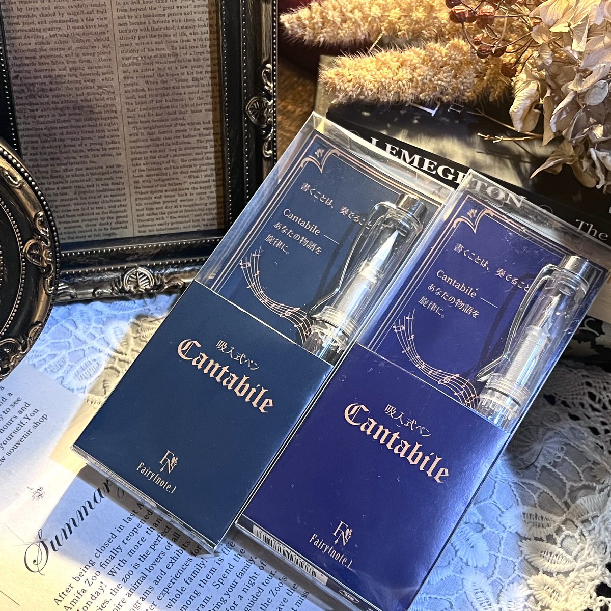 書くことは奏でること

Cantabile ───
あなたの物語を旋律に

人気の吸入式ペン
Cantabile在庫が入荷いたしました

万年筆と筆ペンの2タイプ
用途に合わせてご利用ください

現在開催中の #封蝋錬金スクラッチ にも
Cantabileがございます
こちらも合わせてご覧ください

使い方動画はRPへ↓