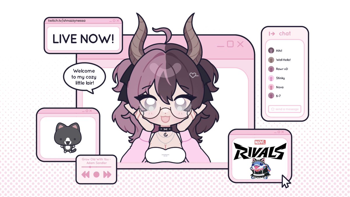 Shnazzynessa's tweet image. Live Now!

Marvel Rivals Night! Come on in and join us!

---&amp;gt; 𝗁𝗍𝗍𝗉://𝗍𝗐𝗂𝗍𝖼𝗁.𝗍𝗏/𝗌𝗁𝗇𝖺𝗓𝗓𝗒𝗇𝖾𝗌𝗌𝖺 &amp;lt;---

#vtuberen #funny #gaming #twitchstreamer #contentcreator #twitchclips #smallstreamer #vtuber #vtuberclips #envtuber #communitynight #lgbtqia #marvelrivals