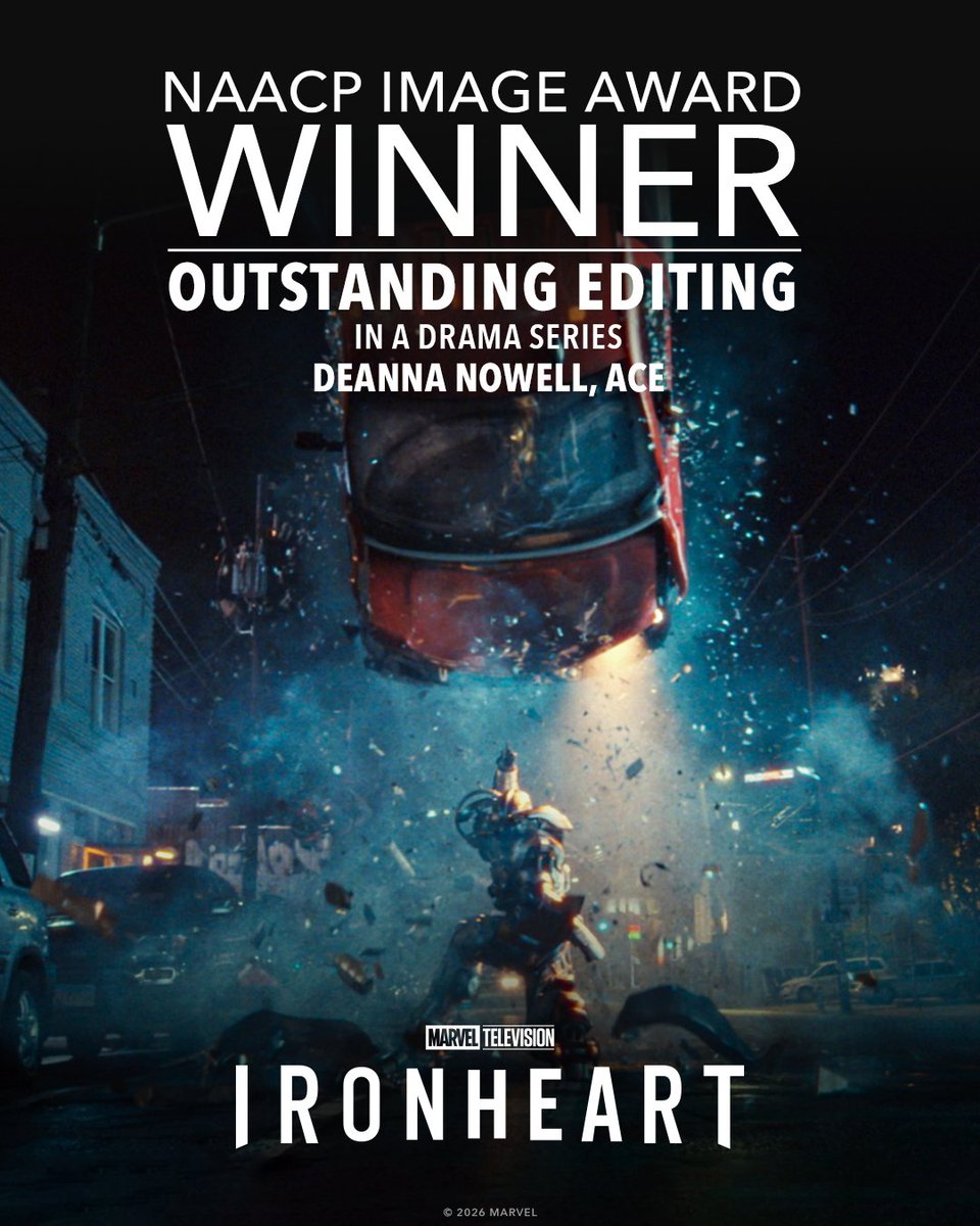 MarkKrockover's tweet image. #Congratulations #IronHeart #NAACP #NAACPImageAward #MCU #DisneyPlus @Iron_Man @MarvelStudios @DisneyPlus @NAACP