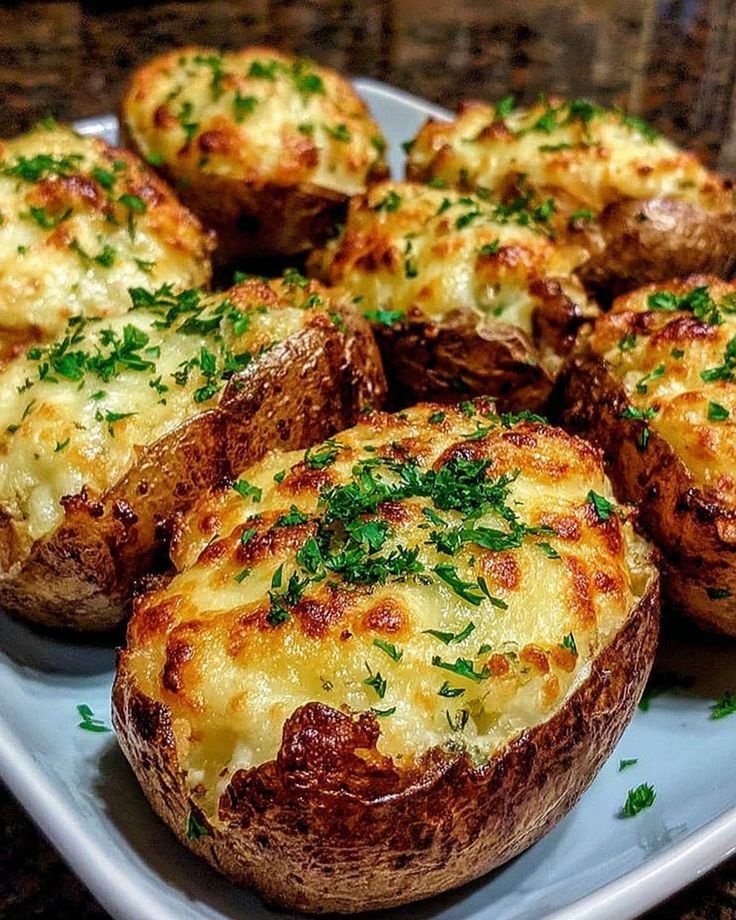 🧀 Oven-Baked Potatoes with Melting Cheese | Crispy on the outside, fluffy on the inside—pure bliss 🥔✨😊
What topping would you most like to add?
A. Crumbled bacon 🥓
B. Corn kernels 🌽
C. Broccoli 🥦
D. Diced ham 🍖