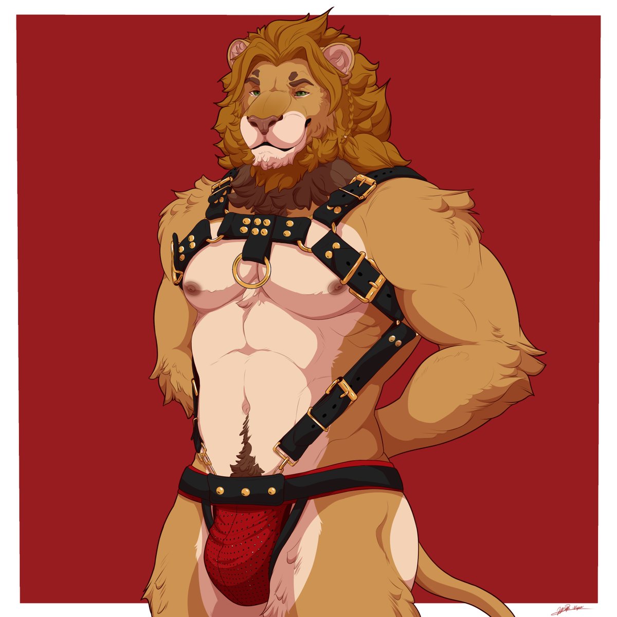 Big kitty is here to cheer you up.✨

🦁: Ado [from FA]