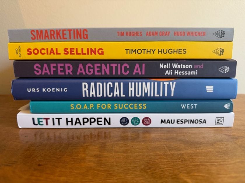 Timothy_Hughes's tweet image. Mission, Margin, and Machine: My Top 10 Recent Reads by @Timothy_Hughes buff.ly/6TcAqFf @DLAIgnite #SocialSelling #DigitalSelling #Sales #Marketing #Leadership #Books #Strategy #Culture #Reading #ArtificialIntelligence #AgenticAI