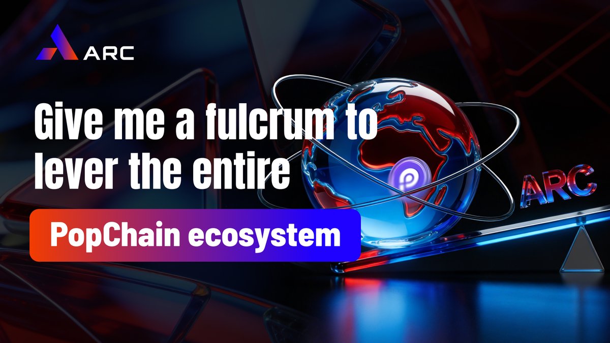 ARC_Archimedes's tweet image. 🚀 "Give me a fulcrum to lever the entire PopChain ecosystem!" 🌍

With ARC, the future of decentralized ecosystems is here! PopChain is ready to soar with innovation and scalability—get ready for a revolution. 🔗✨

#PopChain #Blockchain #Decentralization #Crypto #FutureOfTech