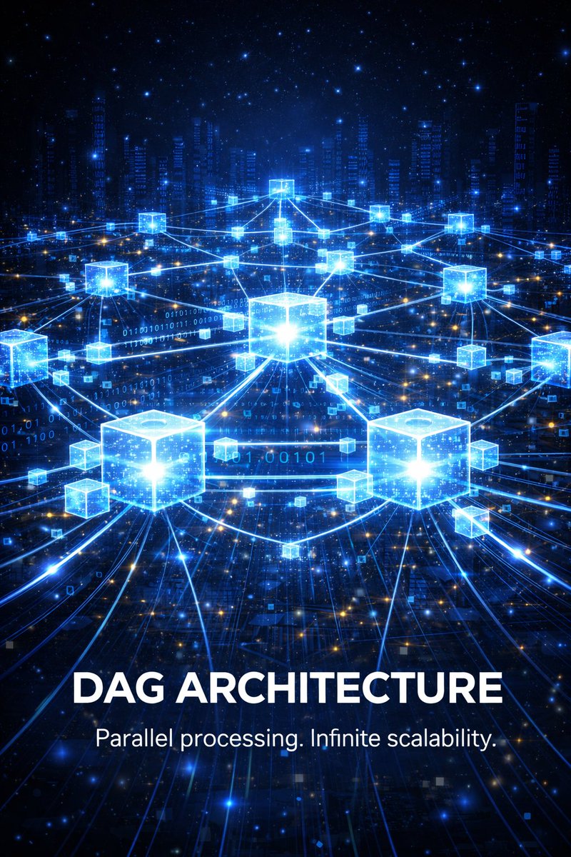 Mr_Max86's tweet image. DAG ARCHITECTURE
Traditional Blockchain: Processes each block individually ❌
U2U: Processes in parallel with DAG 🔥
#U2U #DePIN #Web3 #Crypto #Blockchain #PassiveIncome