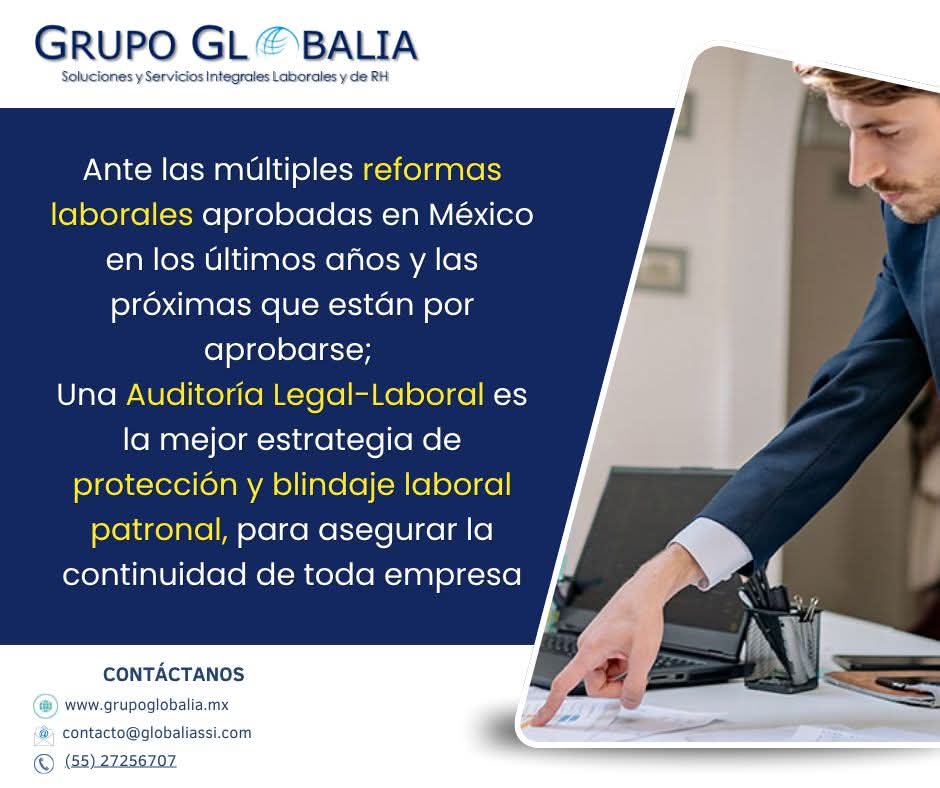 Globaliasys's tweet photo. 📌 El mejor inicio para implementar un Sistema de Blindaje Laboral Empresarial, es la práctica de una Auditoría Legal-Laboral.

📝 Detecta omisiones, corrige deficiencias y nulifica efectos potenciales de conflictos, demandas laborales o visitas de inspección de autoridades. https://t.co/tMFufz0x8g